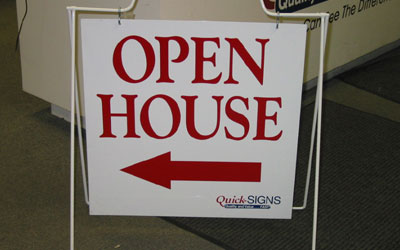 Open House A Frame Sign
