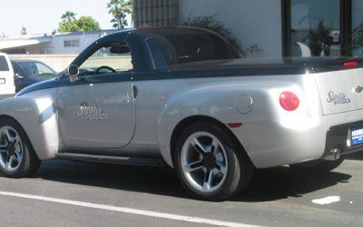 Silver Chevy Vinyl Graphics